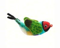Rainbow Finch Woolie Ornament