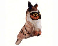 Long-Eared Owl Woolie Ornament