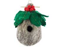 Holly Felt Birdhouse