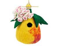 Pear Felt Birdhouse