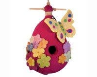Butterfly Felt Birdhouse