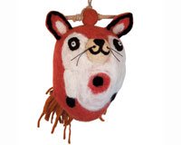 Fox Felt Birdhouse