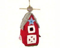 Country Barn Felt Birdhouse
