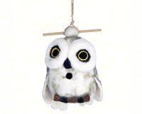 Snowy Owl Felt Birdhouse
