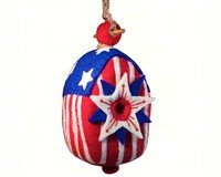 Stars & Stripes Felt Birdhouse
