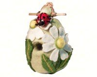 Ladybug Felt Birdhouse