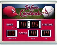 St. Louis Cardinals Scoreboard Wall Clock