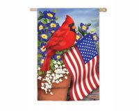 Cardinal Glory Garden Flag