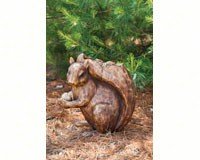 Squirrel Birdfeeder Statuary