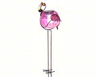 Quirky Solar Flamingo Garden Stake