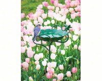 Stake Bird Bath â€“ Garden â€“ Sculpted Bird