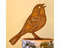 Vesper Sparrow Bird Silhouette