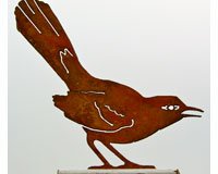 Mockingbird Bird Silhouette