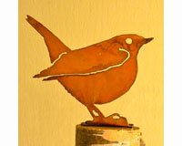 Hermit Thrush Bird Silhouette