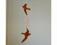 Twirling Swallows Mobile
