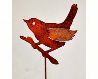 Wren on a Branch Pick (set of 3)