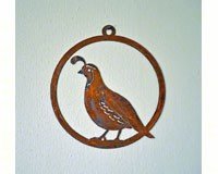 Quail Window Ornament