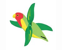 Lovebird WhirlyGig