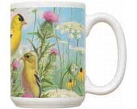 Goldfinches 15 oz Mug