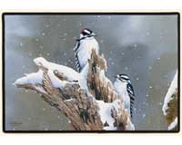 Downy Woodpecker Doormat