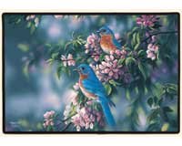 Bluebirds Doormat