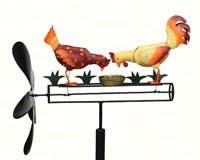 Pecking Chickens Whirligig