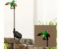 Solar Lighted Hummingbird Design Garden Stake
