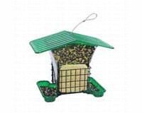 Large Hopper Feeder with Suet Holders (Green Only)