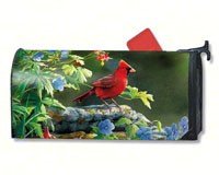 Cardinal Perch Mailwrap
