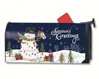 Snowman Lights Mailwrap