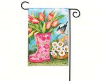 Garden Boots Garden Flag