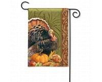 Thanksgiving Greeting Garden Flag