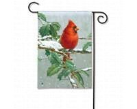 Winter Songbird Garden Flag