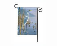 Egret Garden Flag