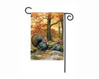 Turkeys Garden Flag