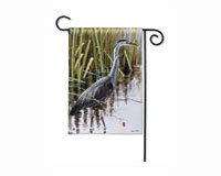 Blue Heron Garden Flag