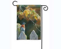 Garden Gate BlueBird Grdn Flag