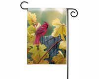 Grapevine Cardinal Grdn Flag