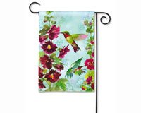 Hummingbird Garden Flag
