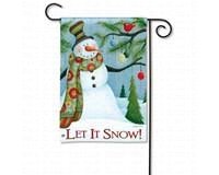 Let It Snow Garden Flag