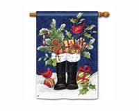 Santa's Boots Std Flag