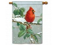 Winter Songbird Standard Flag