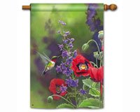 Poppy Garden Standard Flag