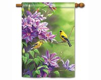 Finch Pair Standard Flag