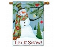 Let It Snow Standard Flag