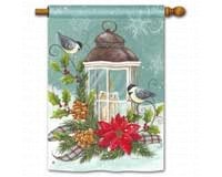 Christmas Lantern Standard Flag