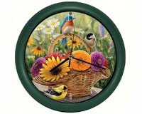 Summer Bouquet 8 inch Sound Clock