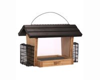 Bamboo 6 Qt Hopper Feeder with Suet