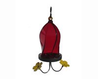 Hummingbird Feeder â€“ Red Twisted Jewel  â€“ Bottom Fill