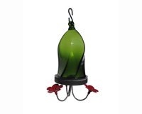 Hummingbird Feeder â€“ Twisted Jewelâ€“ Green Color